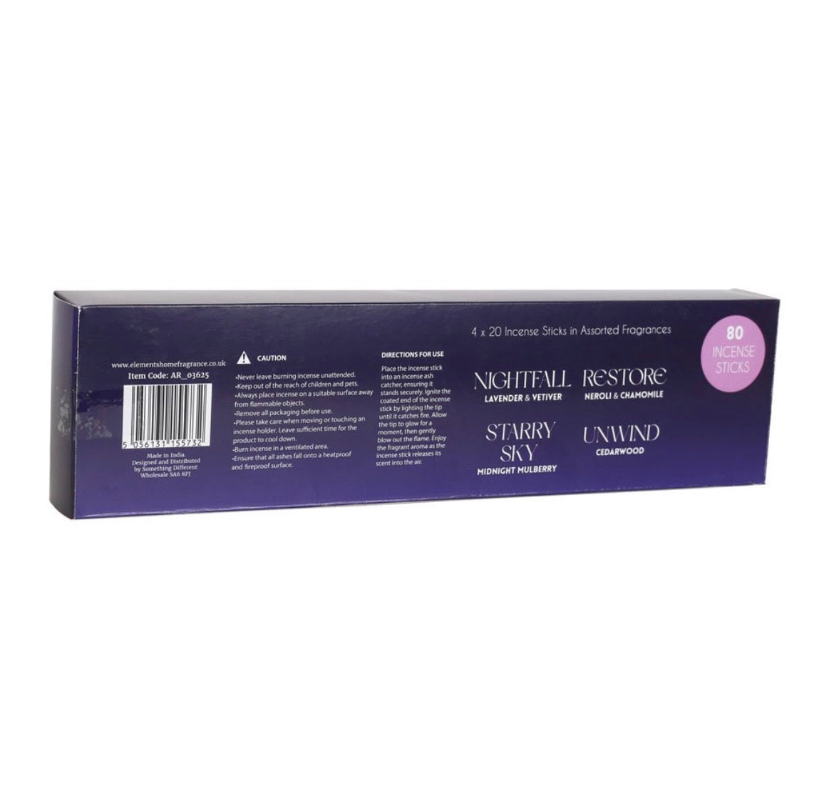 The Sleep Collection Räucherstäbchen Geschenkset – 80 Räucherstäbchen