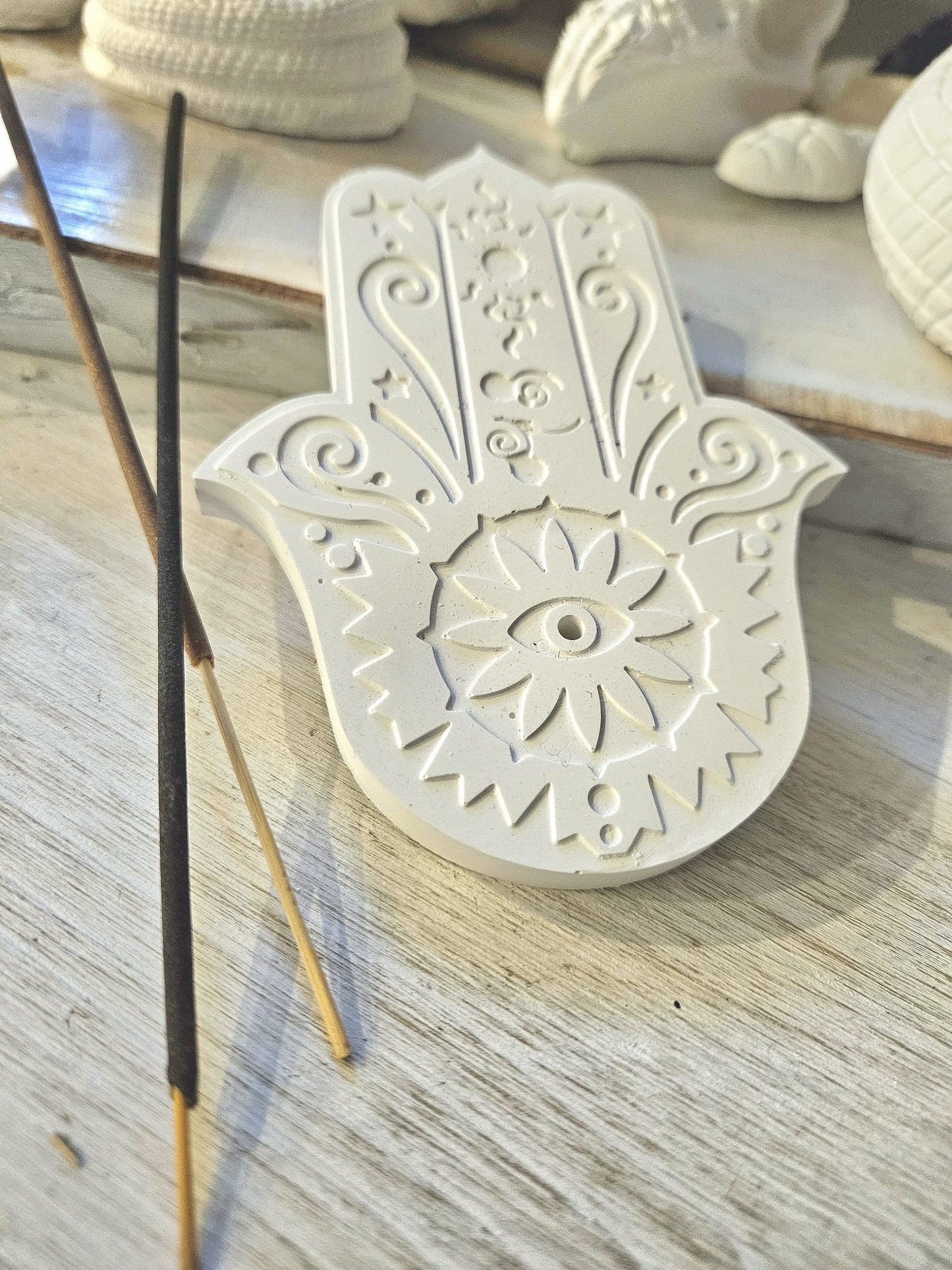 Hamsa Hand Räucherstäbchen Halter