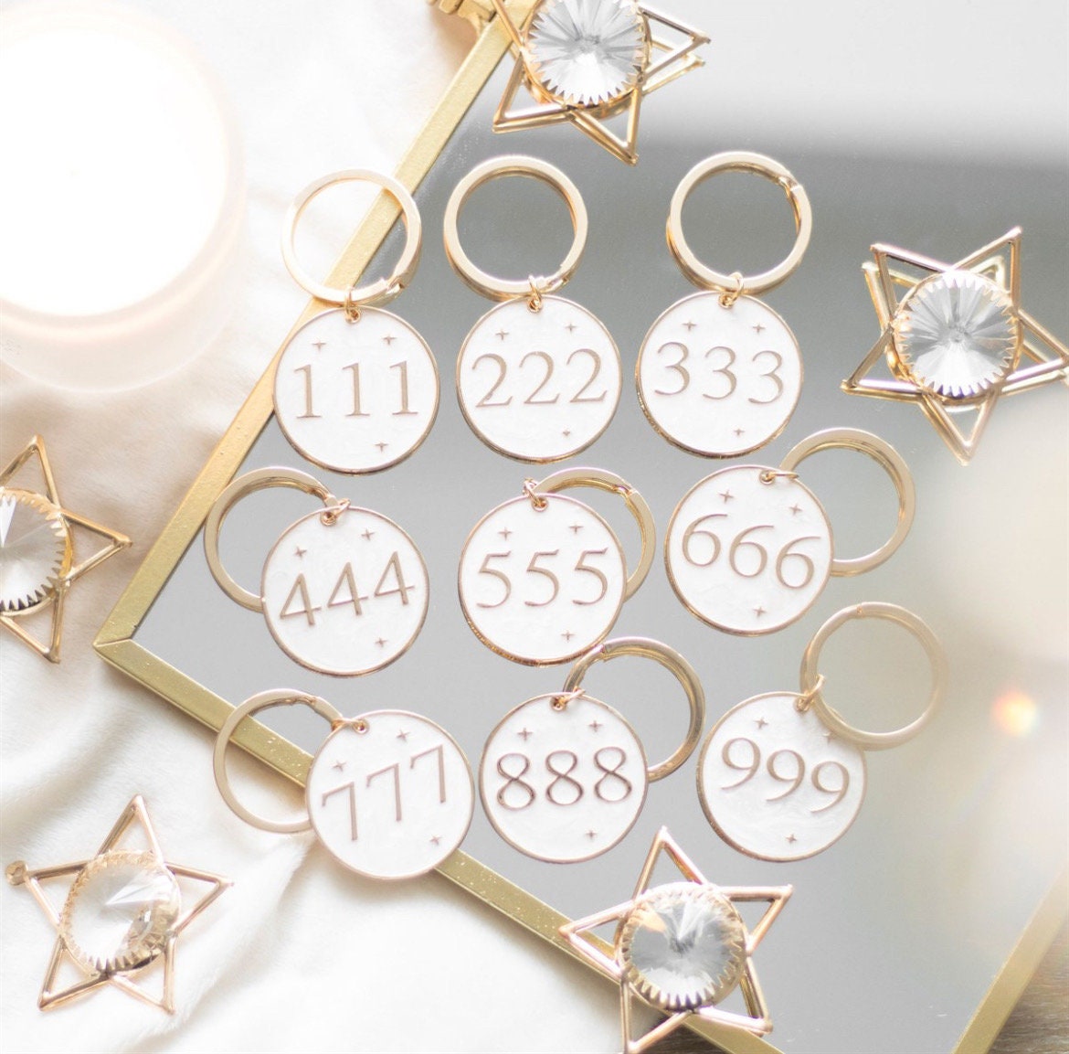 Engelszahlen Schlüsselanhänger/Keychains