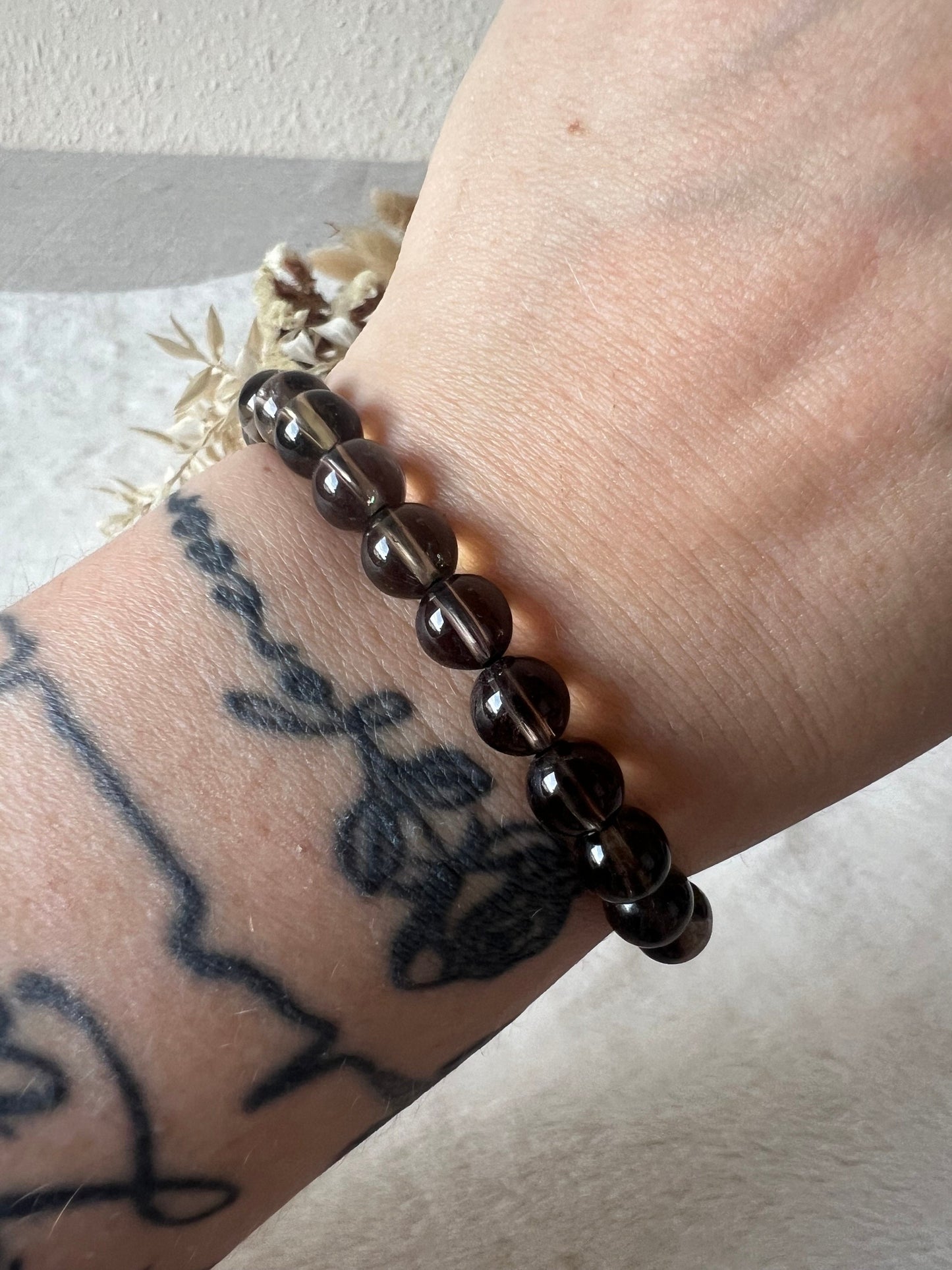 Rauchquarz Armband 8mm