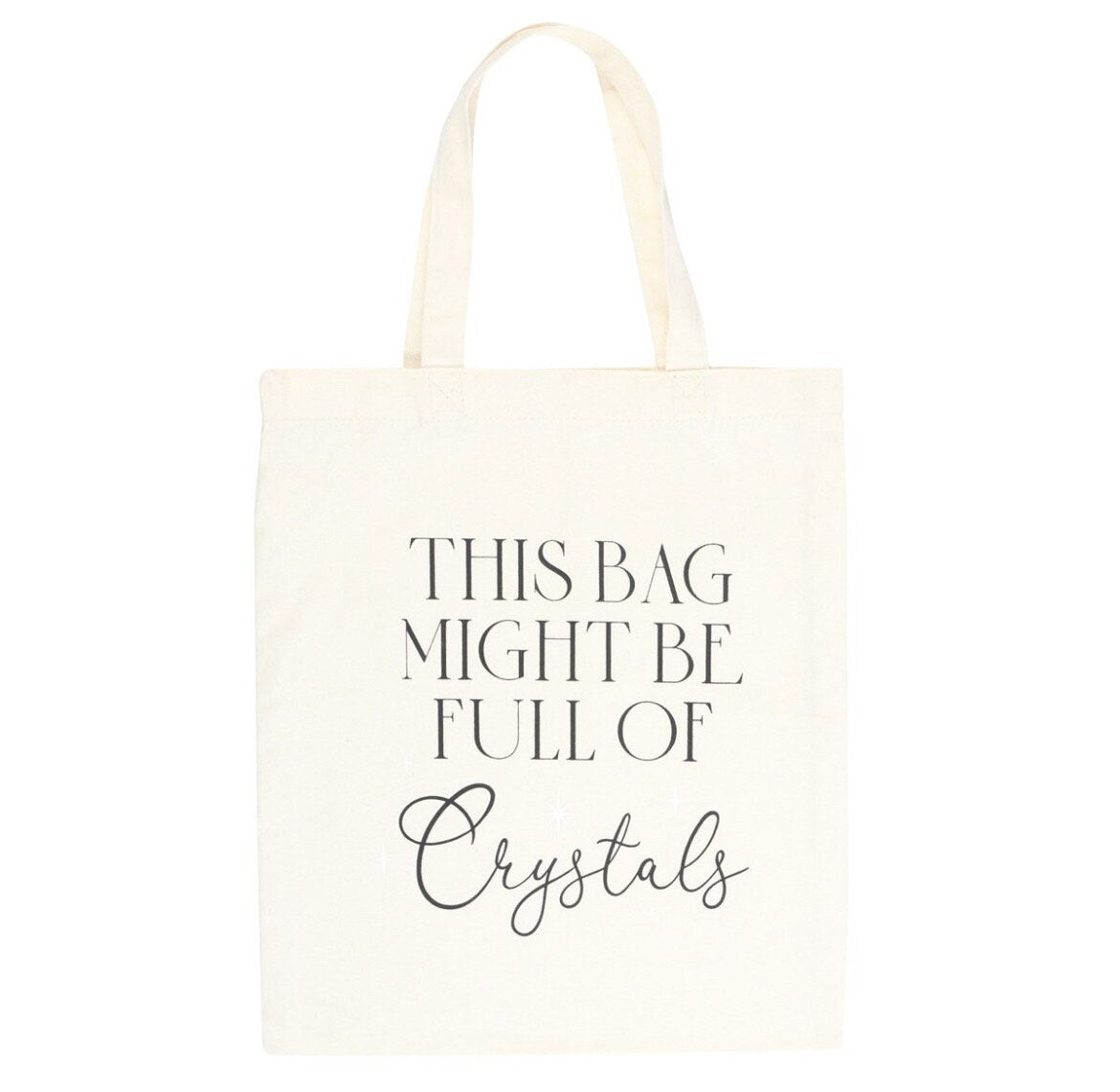 This bag might be full of crystals Beutel