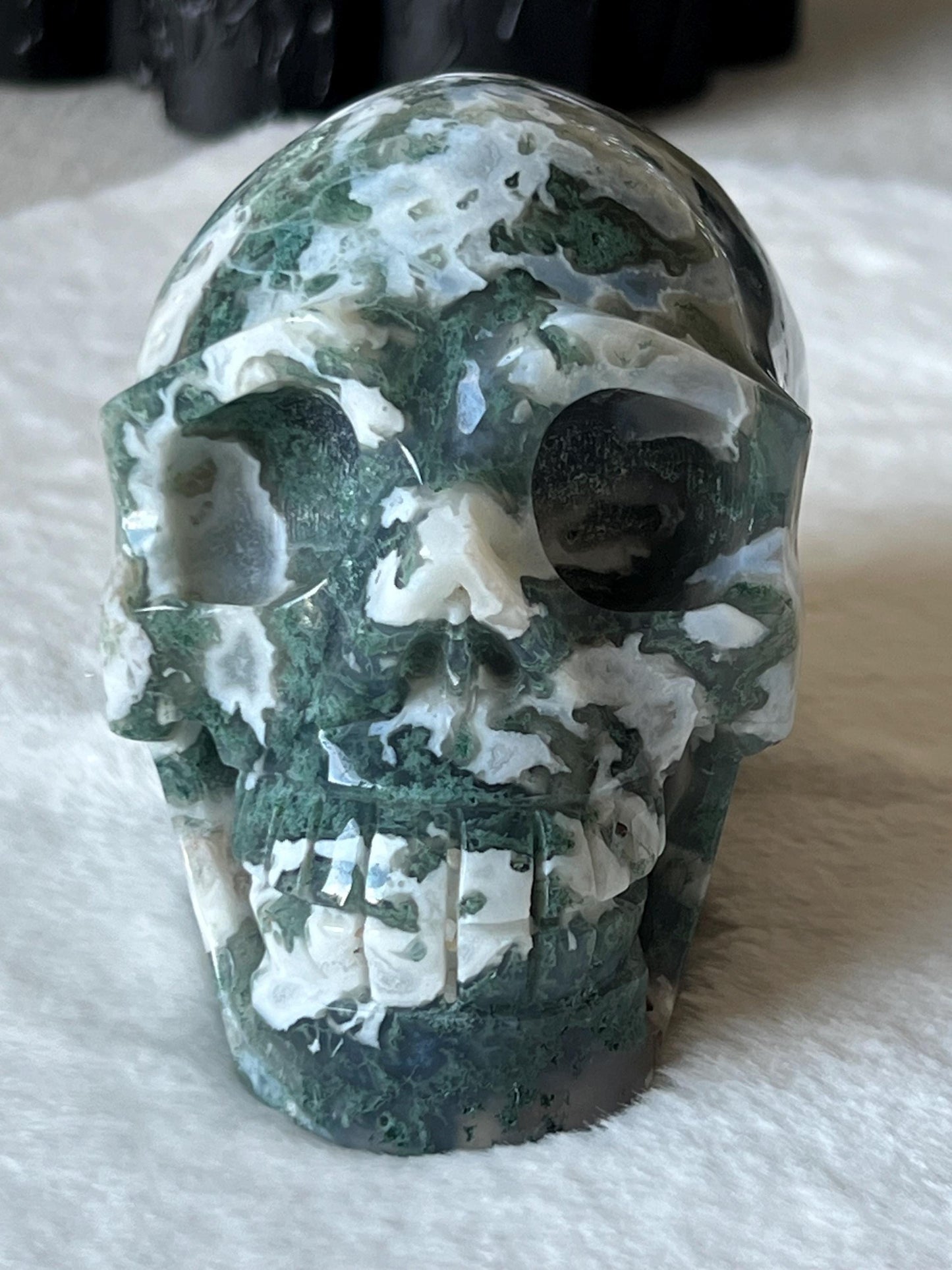 Moosachat Schädel / Totenkopf