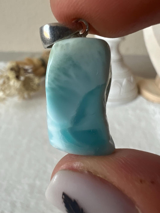 Larimar Kettenanhänger 925 Silber