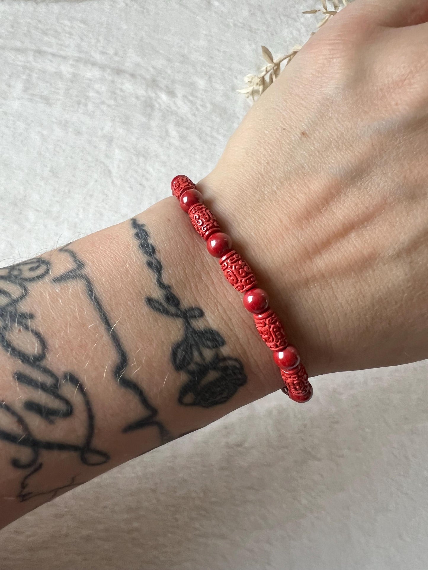 Zinnober Armbänder