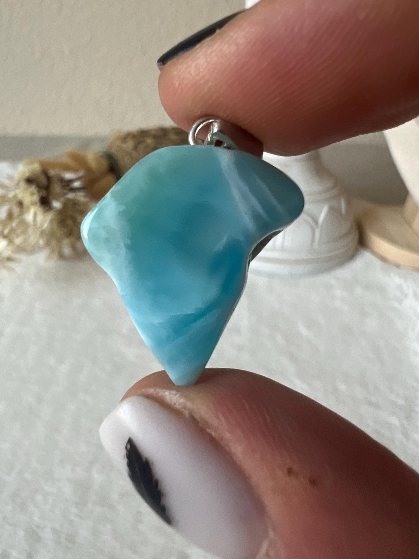 Larimar Kettenanhänger 925 Silber