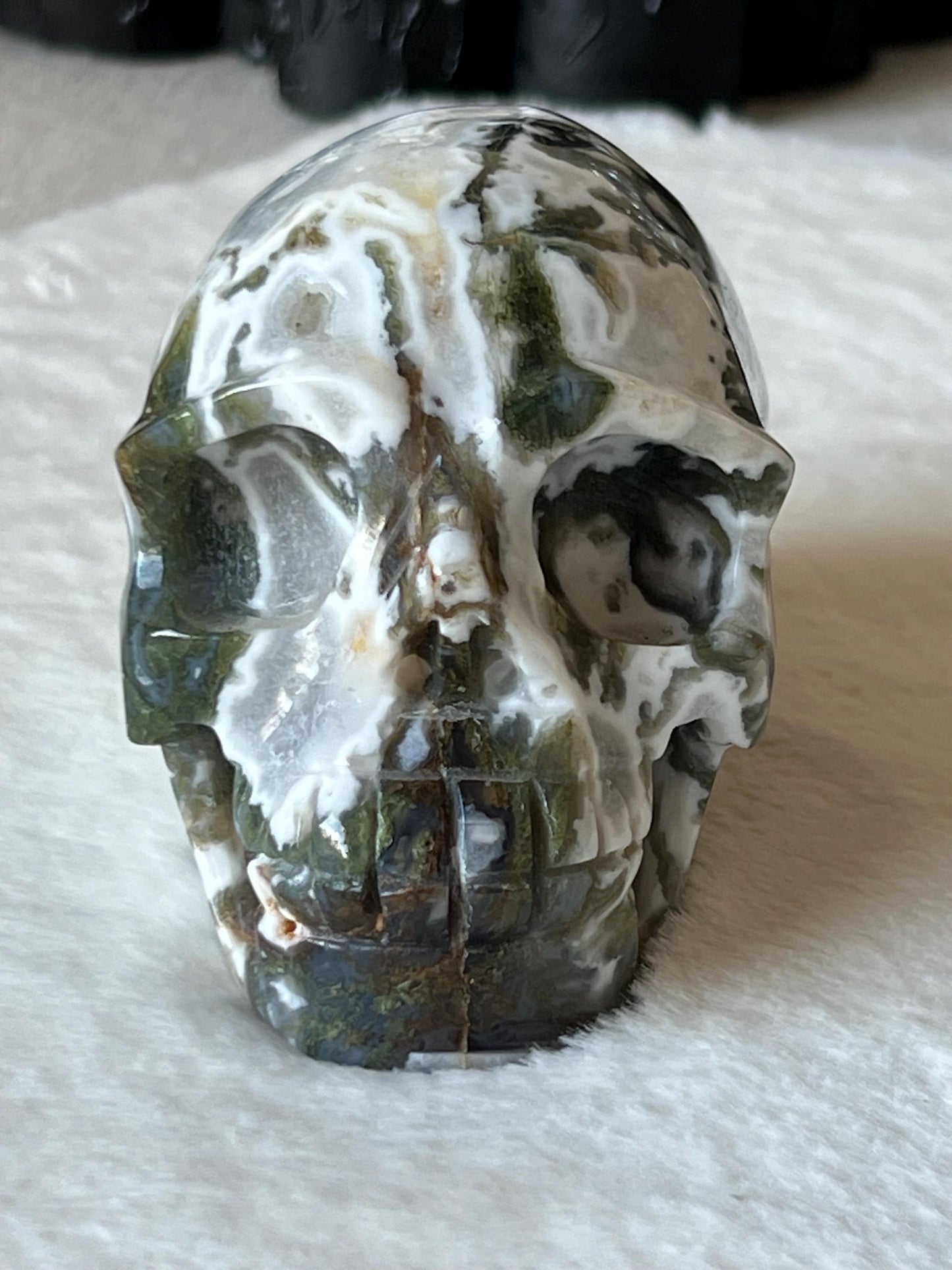 Moosachat Schädel / Totenkopf