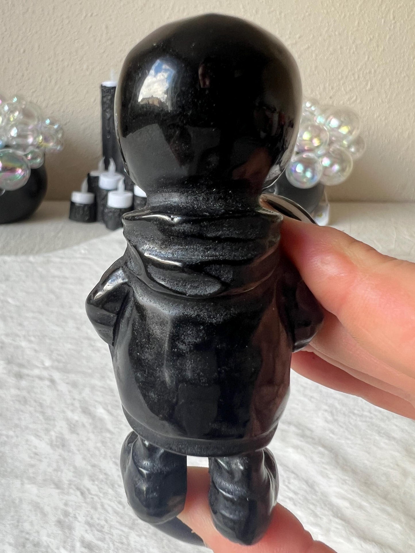 Obsidian Schädel Halloween Carvings