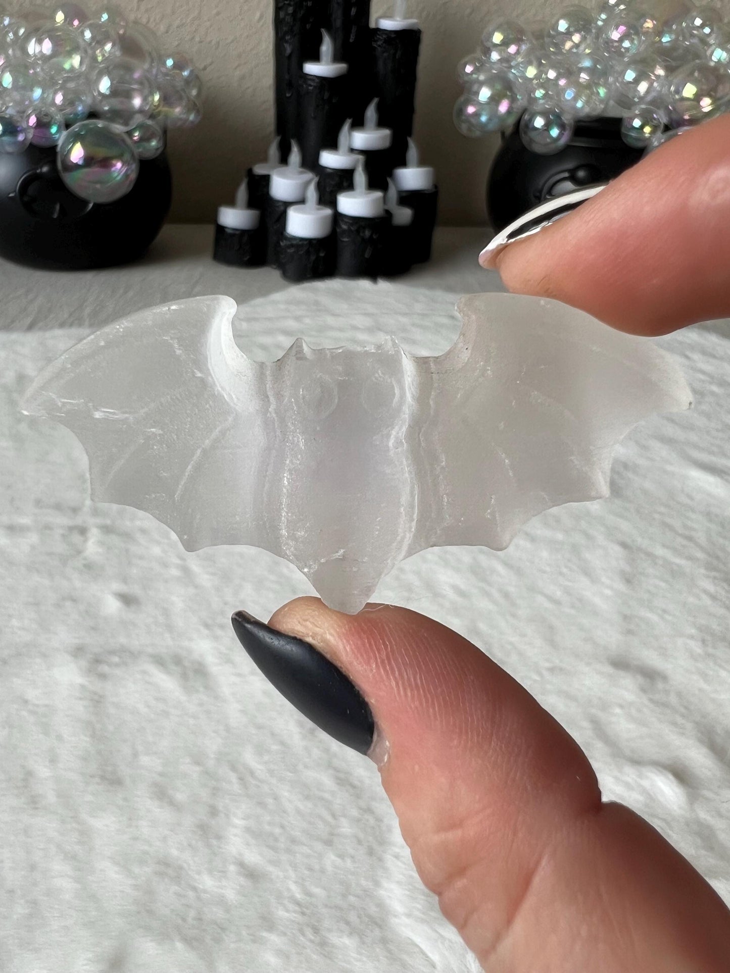 Mini Fledermäuse Yooperlite und Selenit