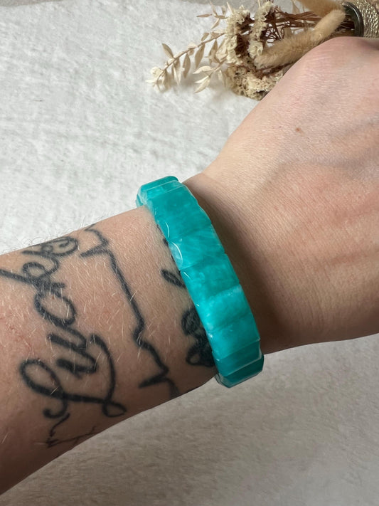 Amazonit Armband 13mm