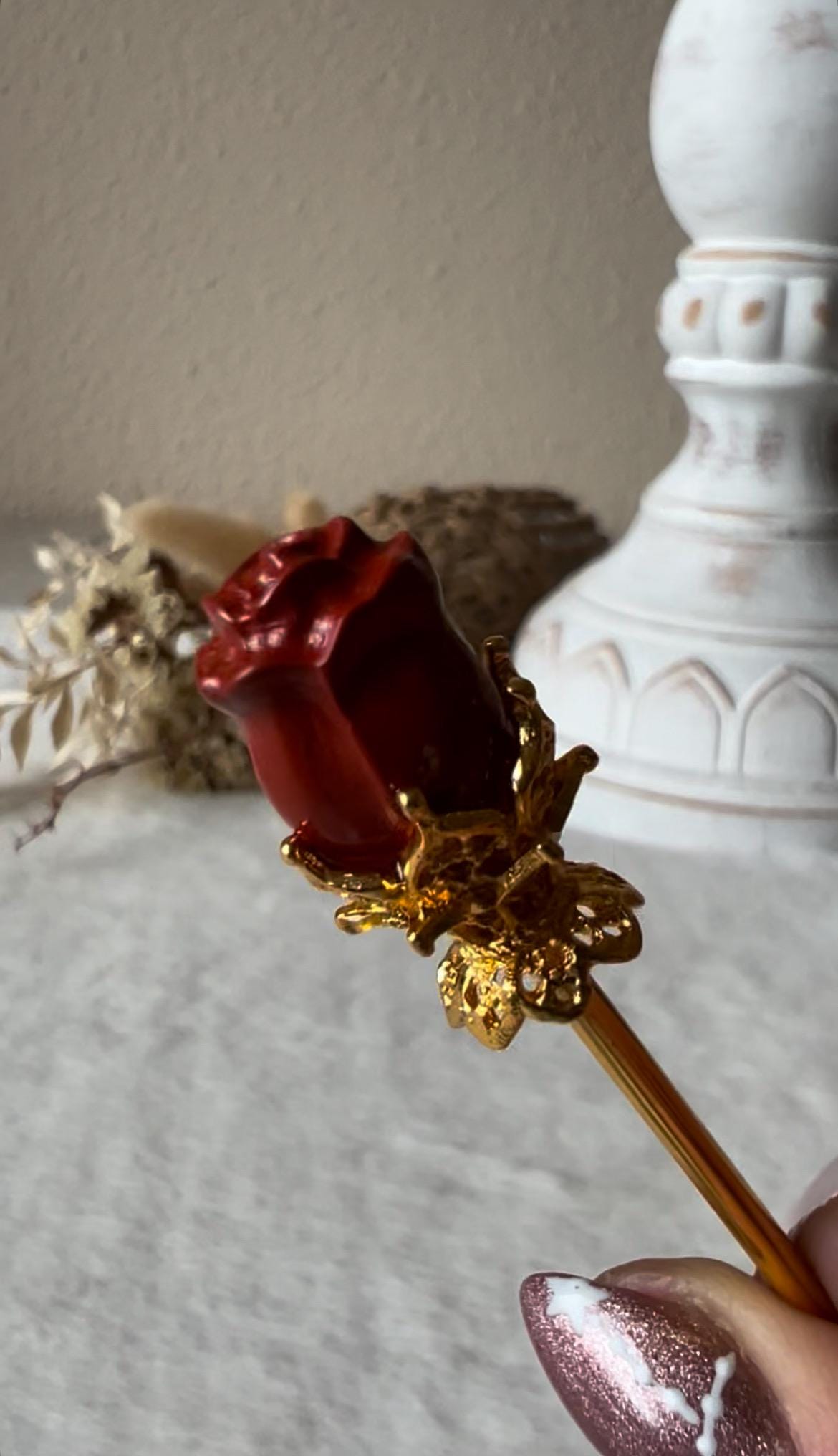 Rote Jaspis Rosen Gold und Silber