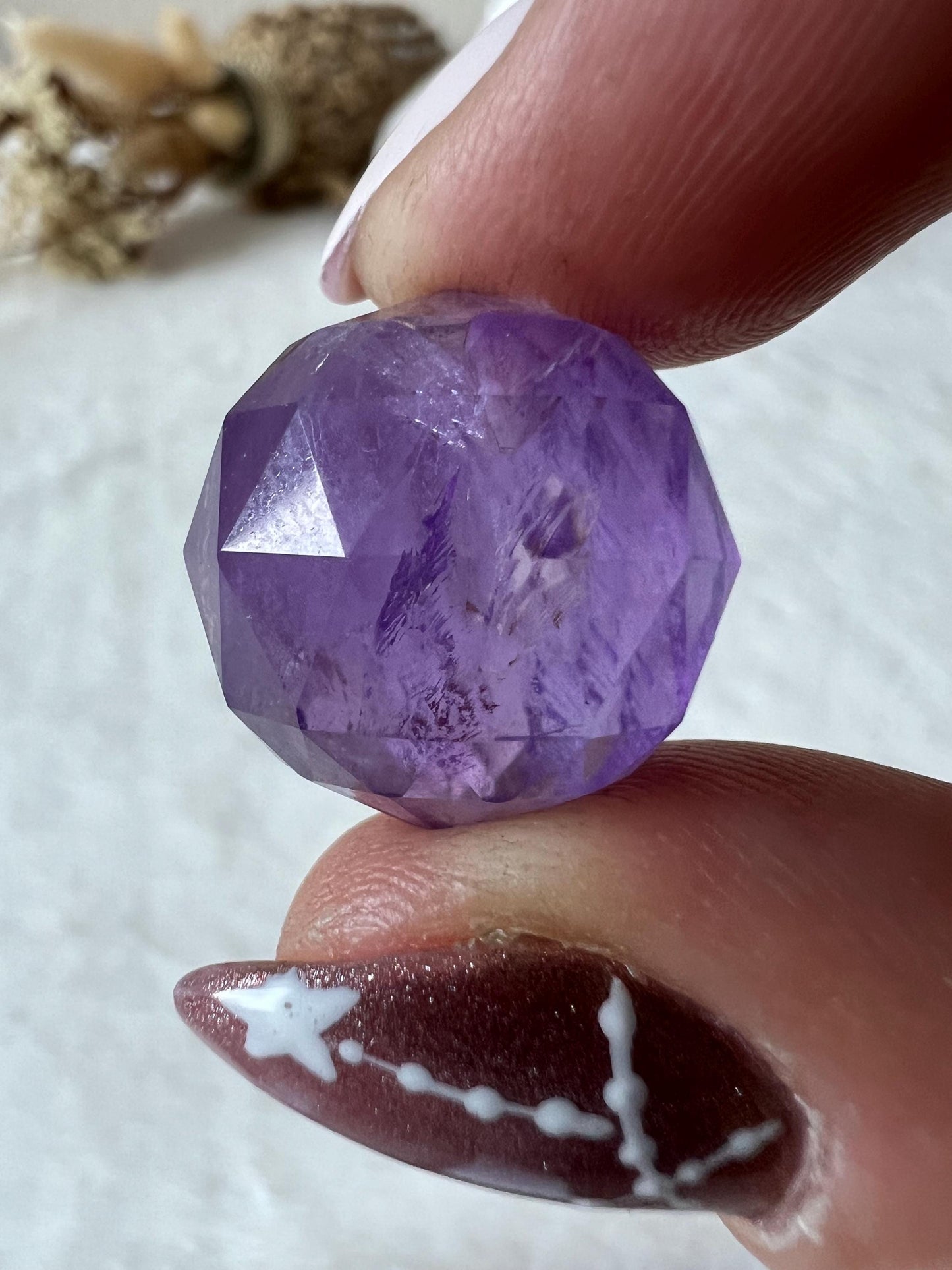 Faccettierte Amethyst Kugeln