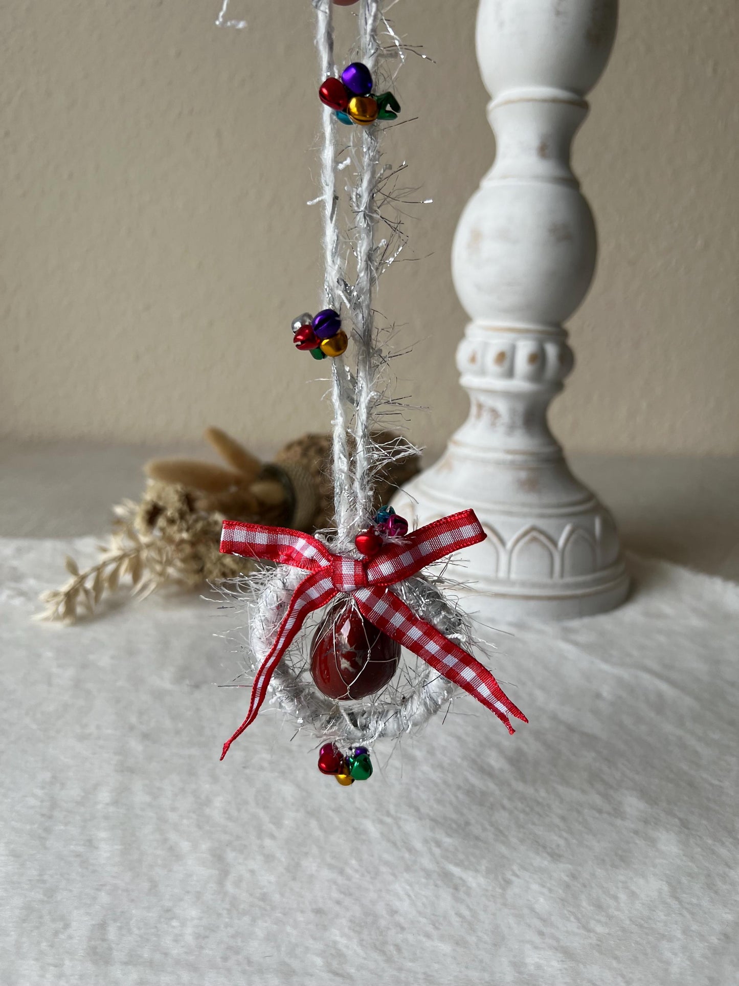Weihnachtsanhänger | Ornament | Aventurin | Amethyst | roter Jaspis | Baumanhänger | Deko