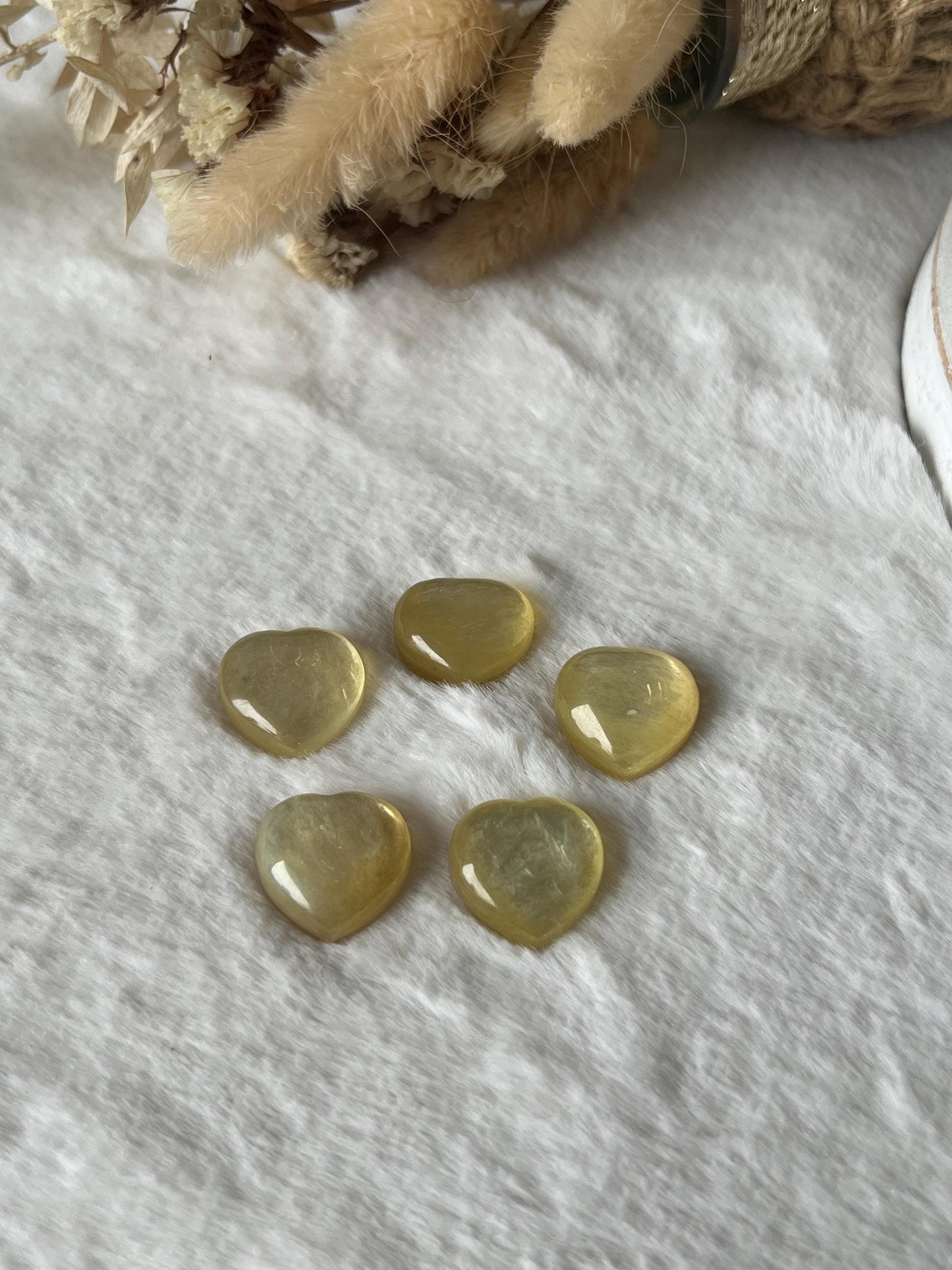 Goldene Mica Herzen