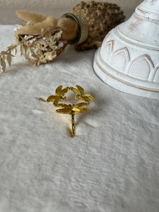 Kugelhalter Libelle gold