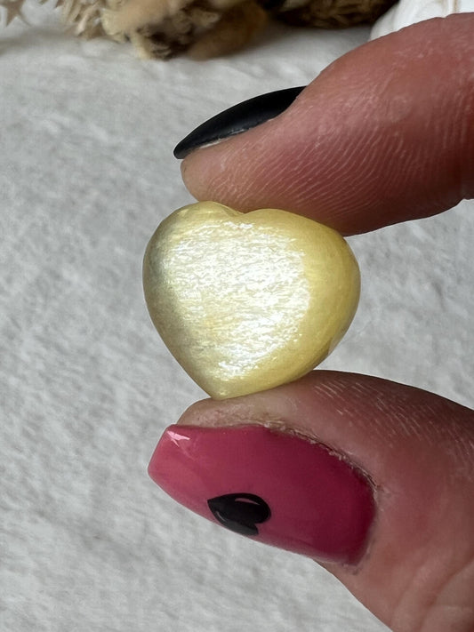 Goldene Mica Herzen