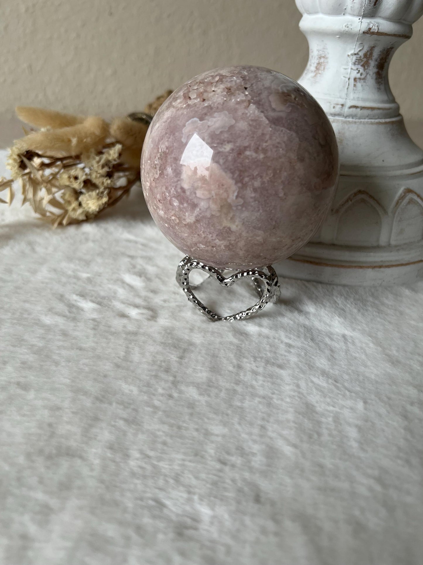 Kugelhalter Herzen silber und gold