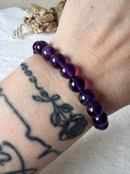 Amethyst dunkel Armband 8mm,9mm und 11mm