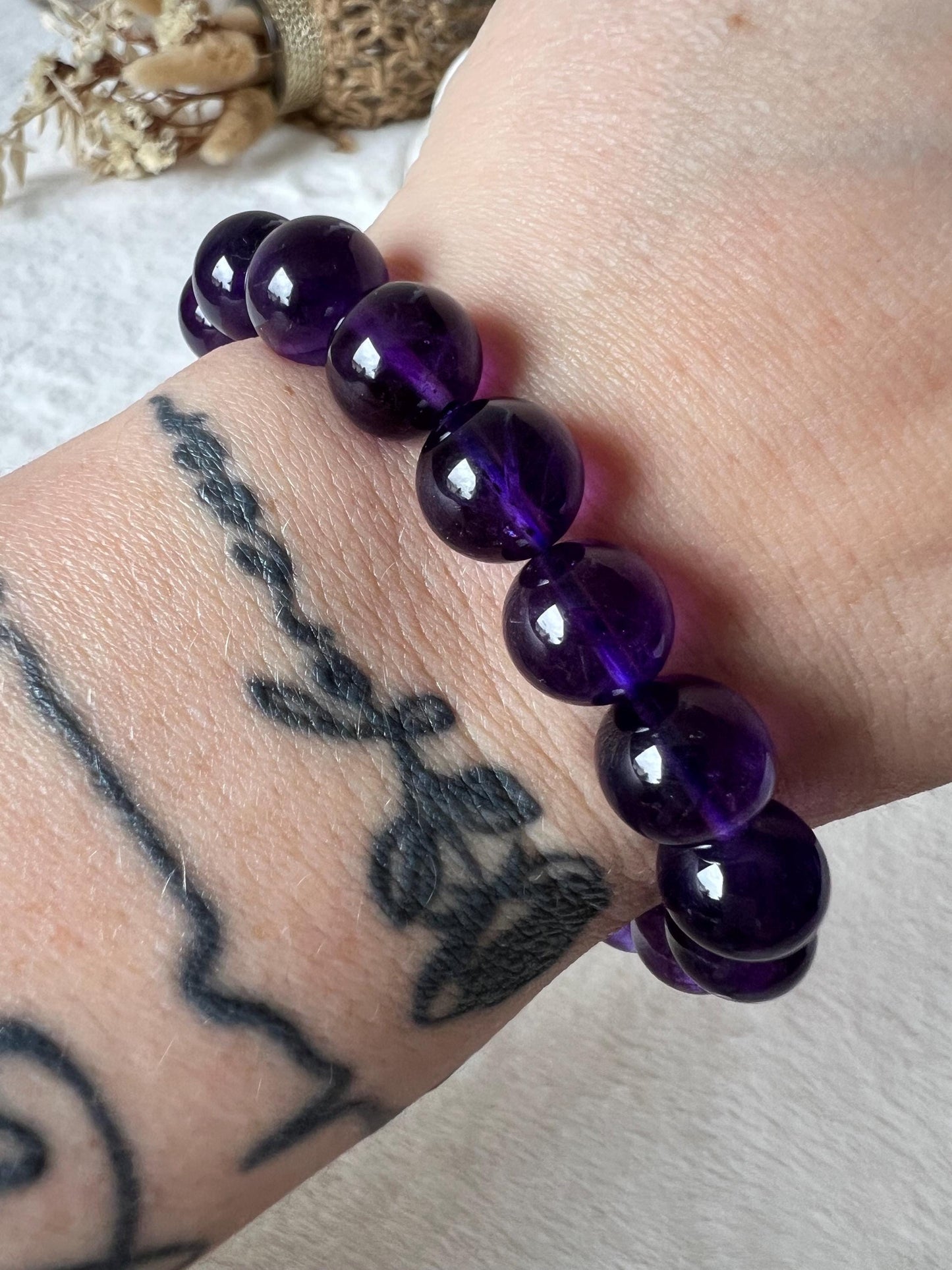 Amethyst dunkel Armband 8mm,9mm und 11mm