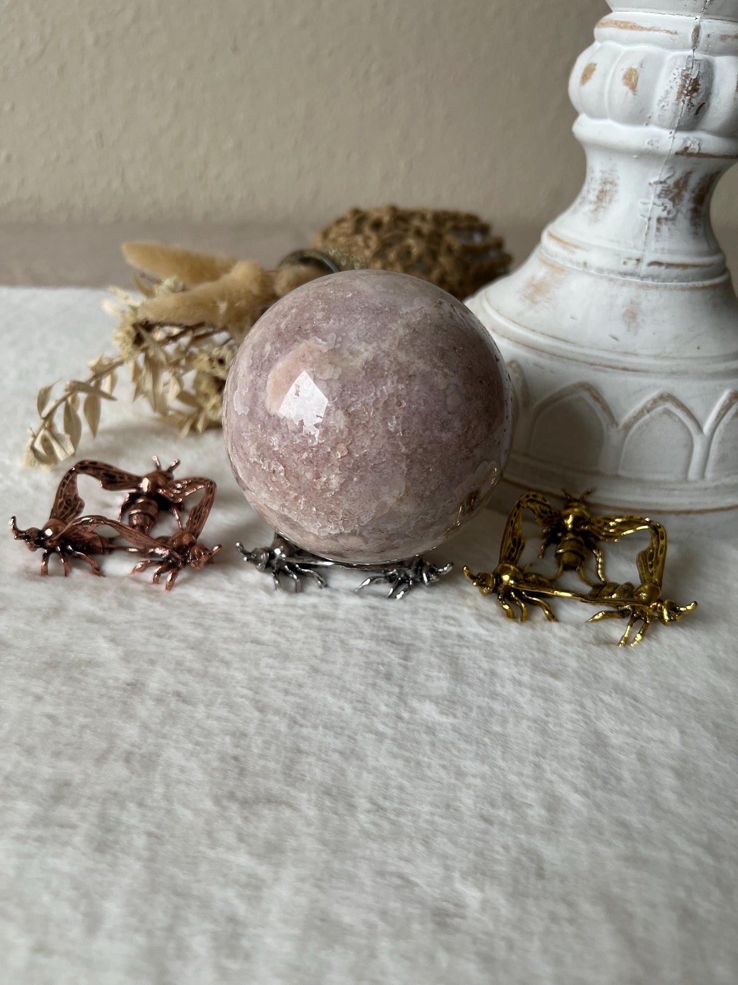 Bienen Kugelhalter silber, gold und roségold