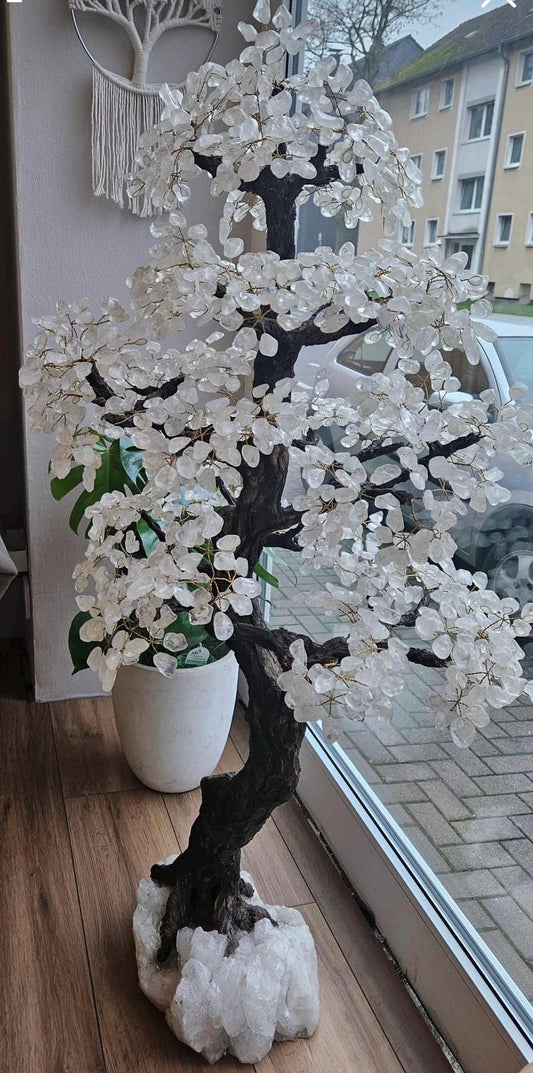 Unikat Bergkristall Edelstein Baum XXL 1,30cm 31kg