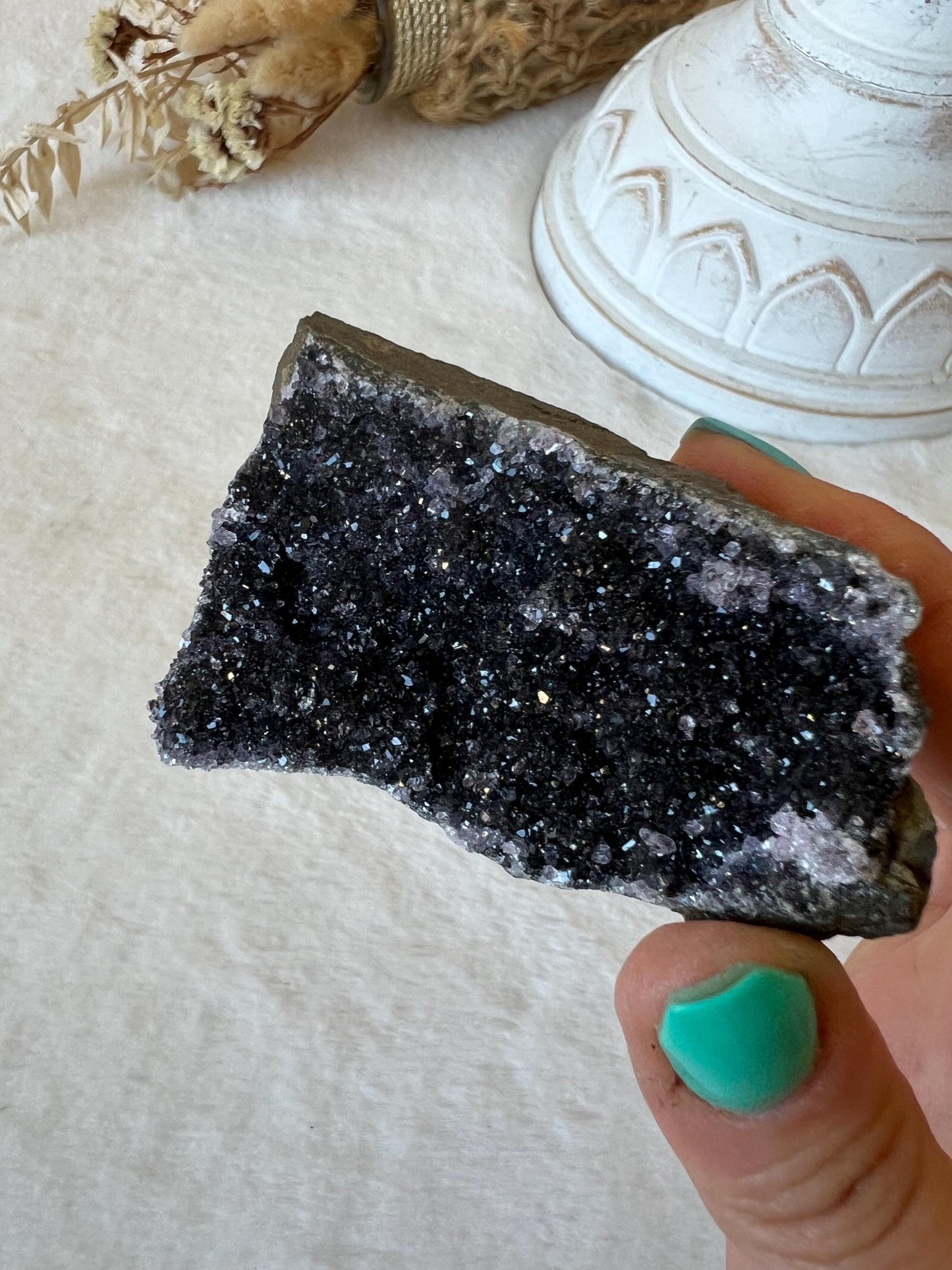 Amethyst Stücke aus Uruguay