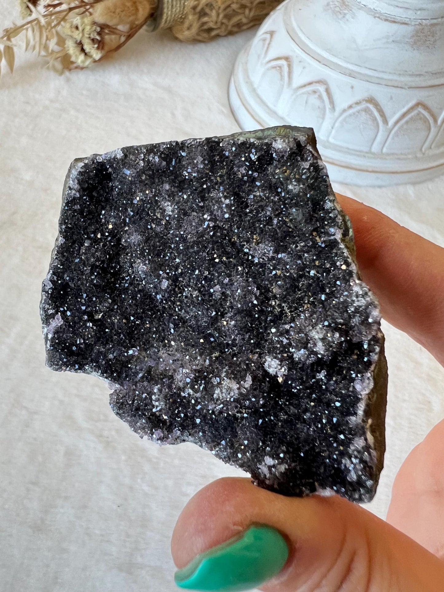 Amethyst Stücke aus Uruguay