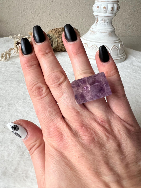 Amethyst Ringe dunkel