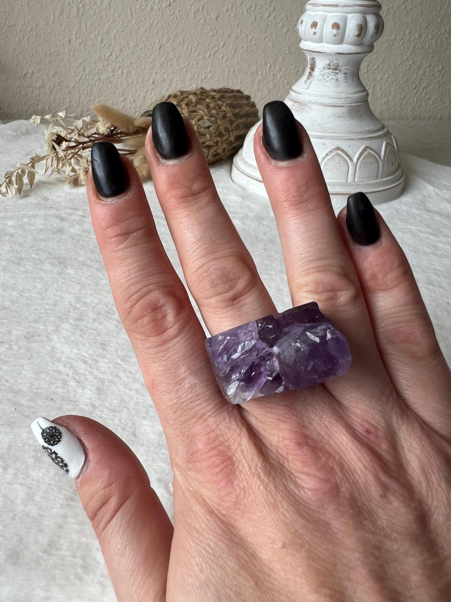 Amethyst Ringe dunkel