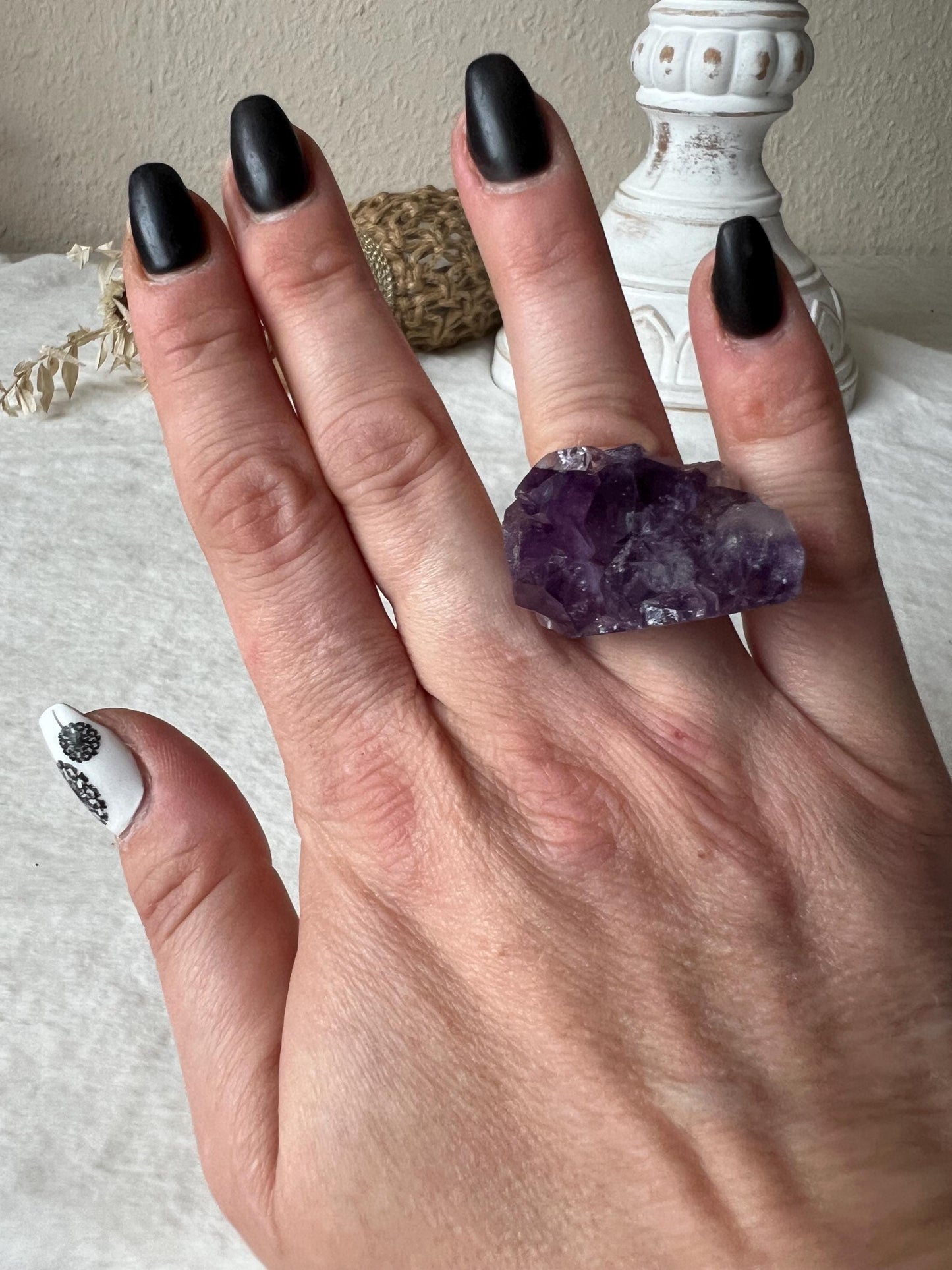 Amethyst Ringe dunkel