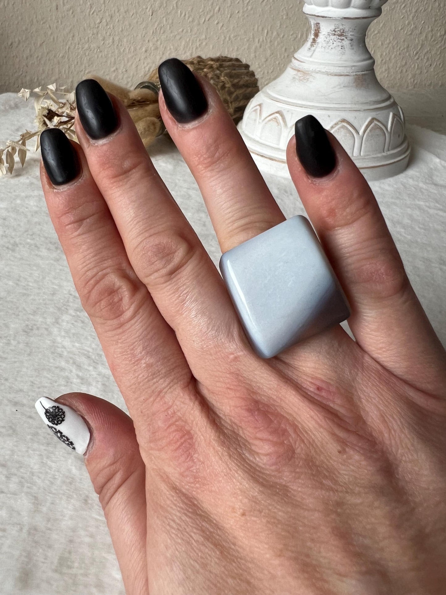 Achat Ringe grün,dunkel und hell