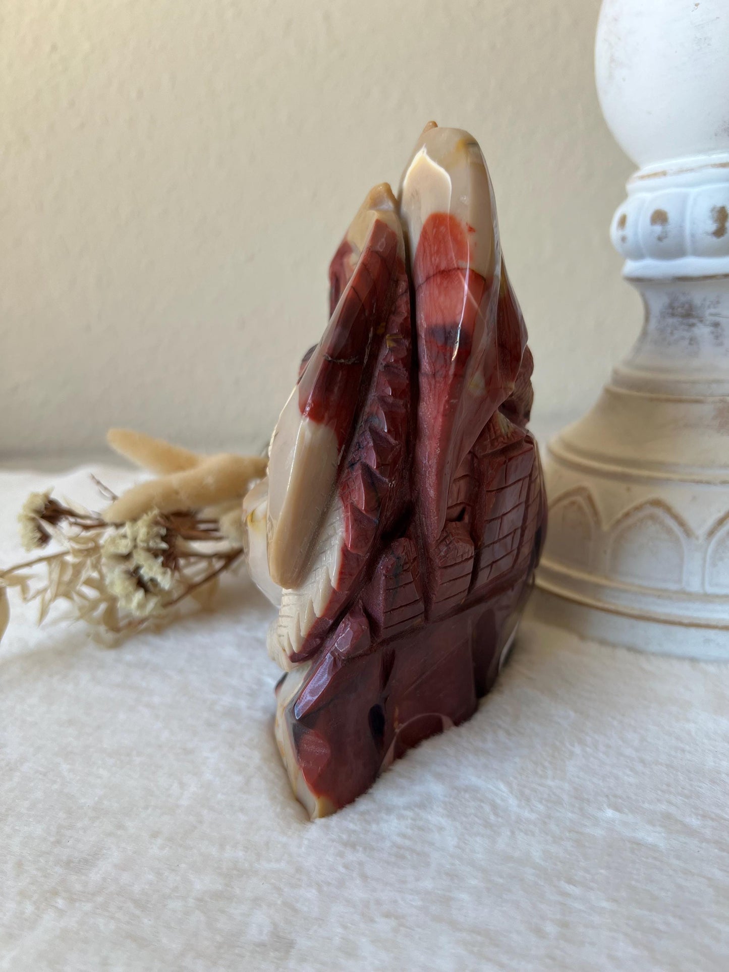 Mookait Drachen Carving