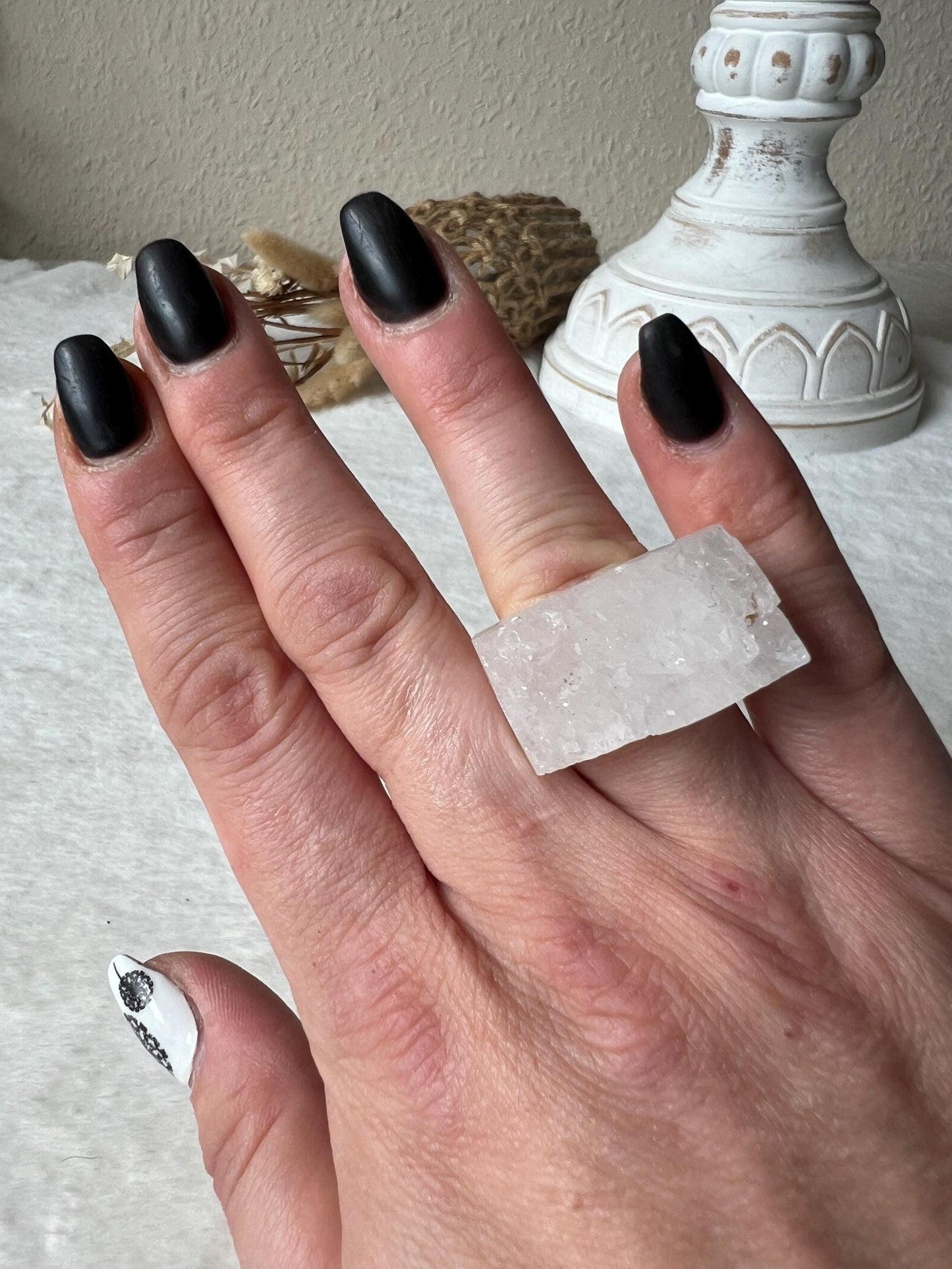 Bergkristall Ringe
