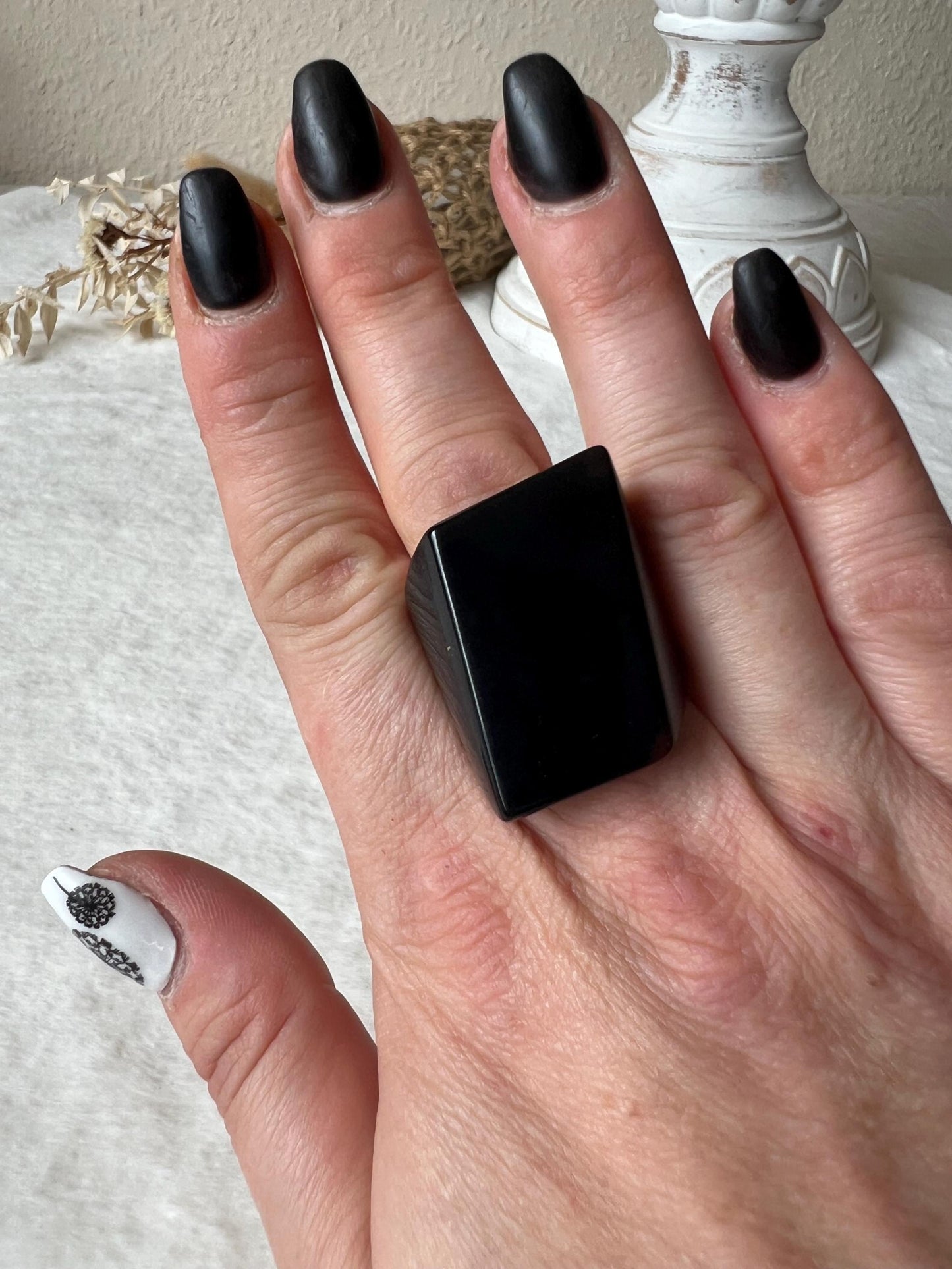 Achat Ringe grün,dunkel und hell