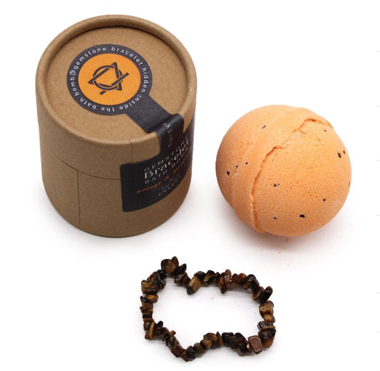 Tigerauge Armband Badebombe