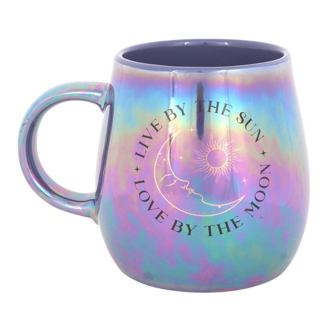 Live By The Sun Love By The Moon Tasse | Mond Tasse | Hexentasse | Mystic Mug | Celestial Mug | Mondphasen | Spirituelle Tasse