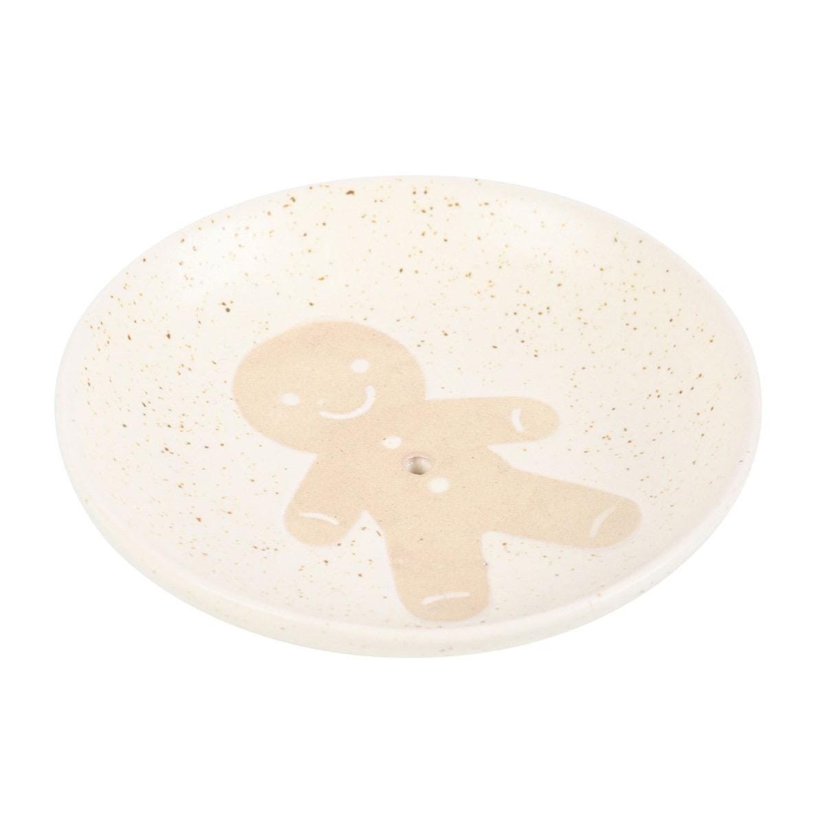 Lebkuchenmann Räucherteller | Räucherstäbchenhalter | Weihnachtlicher Incense Holder | Keramik Räucherhalter Teller | Christmas Deko