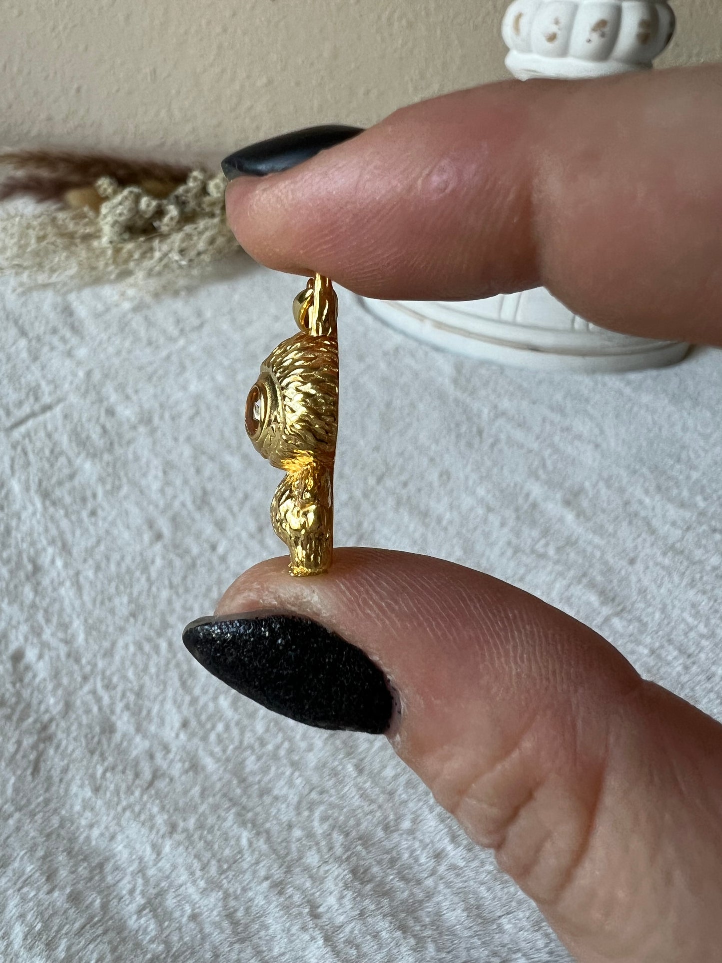 Labubsi Anhänger 925 Silber/18k vergoldet