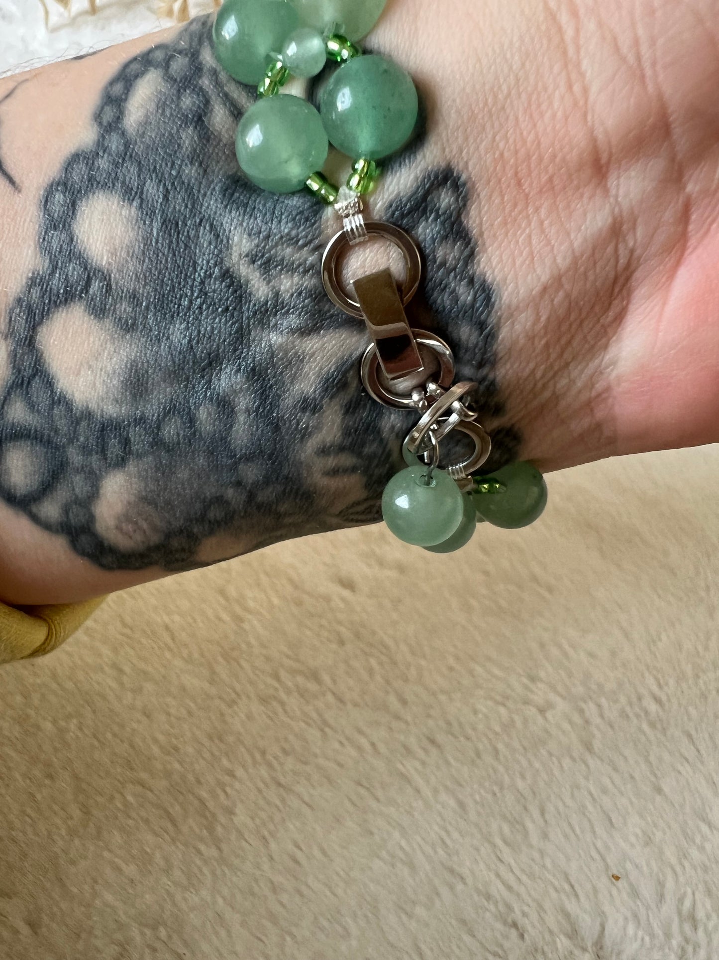 Edelstein Uhren Rosenquarz,Amethyst,Aventurin und Tigerauge