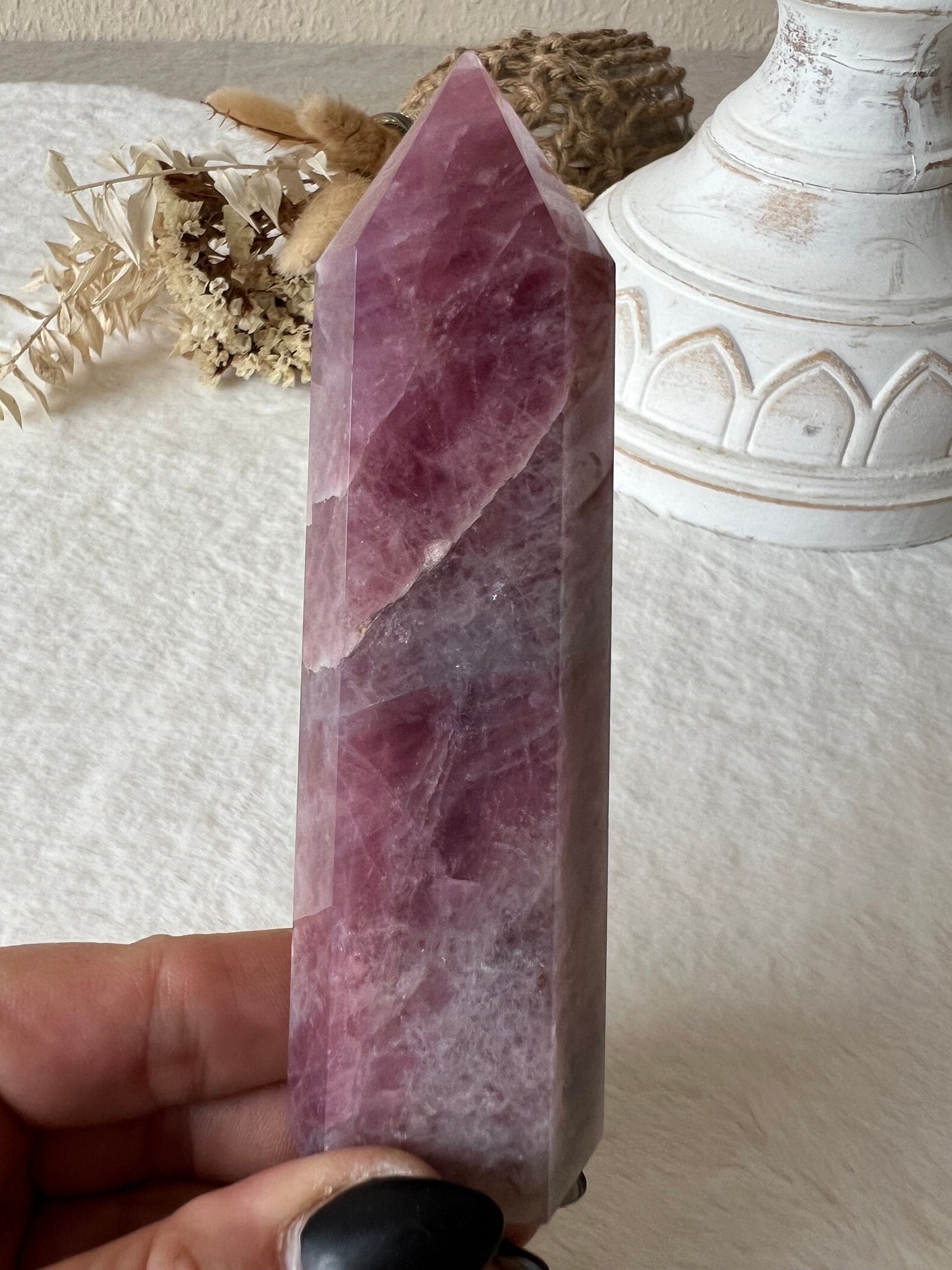 Lavendel Rosenquarz Türme