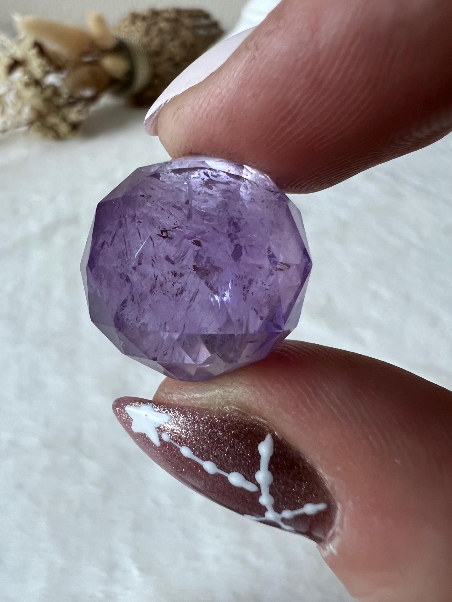 Faccettierte Amethyst Kugeln