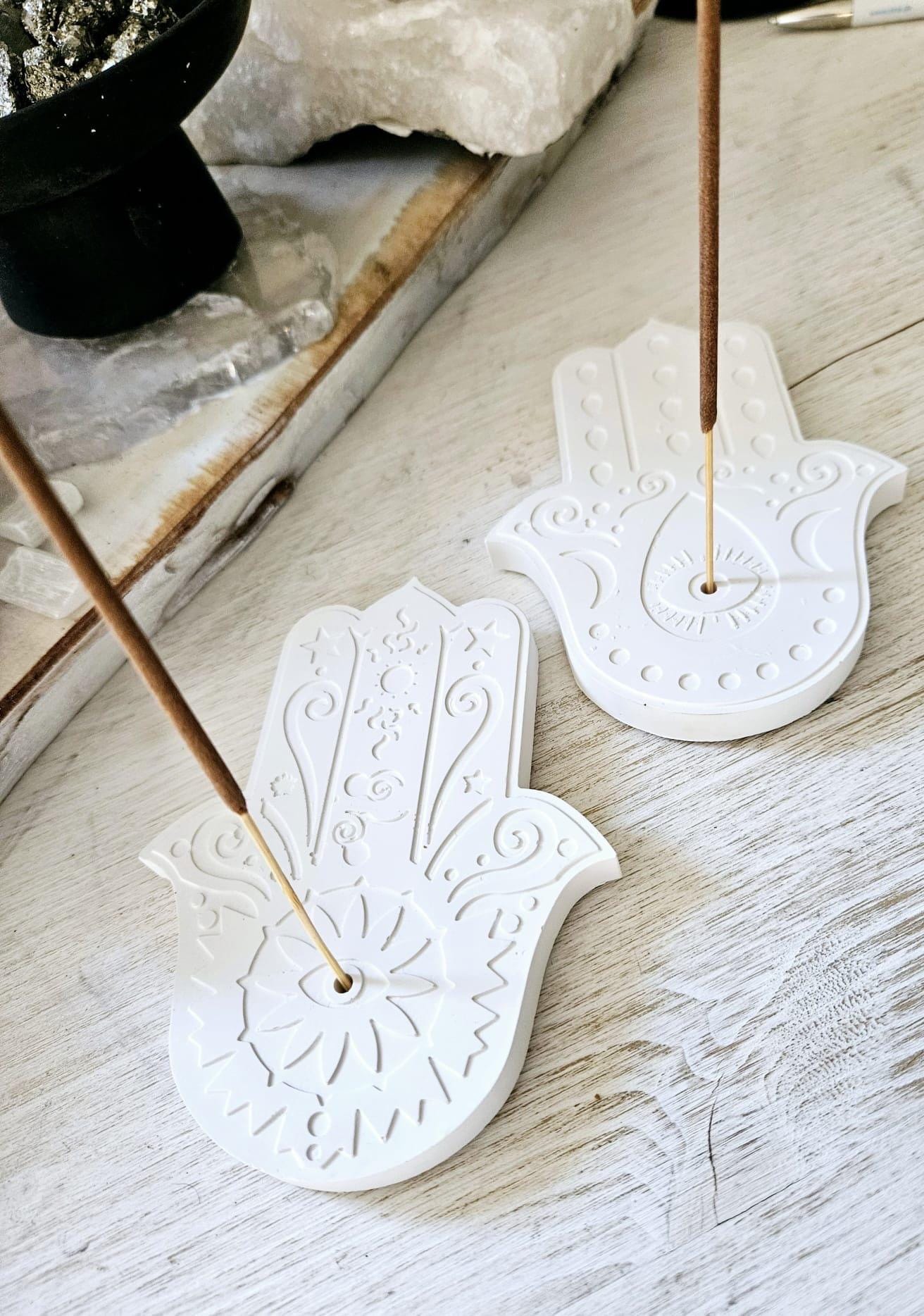 Hamsa Hand Räucherstäbchen Halter