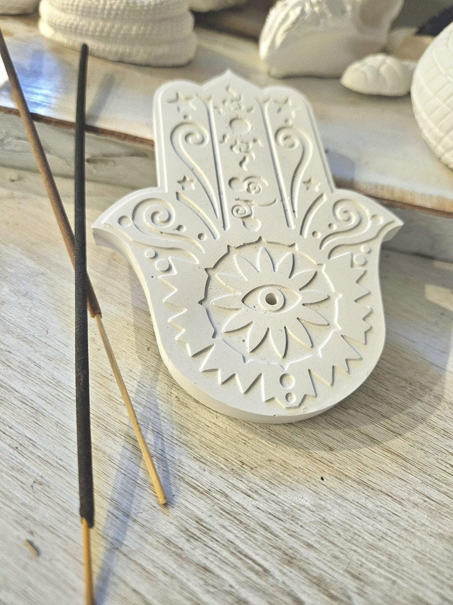Hamsa Hand Räucherstäbchen Halter