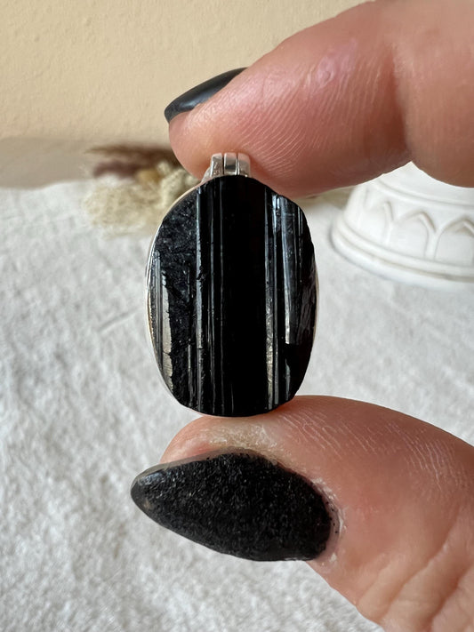 Turmalin Kettenanhänger 925 Silber