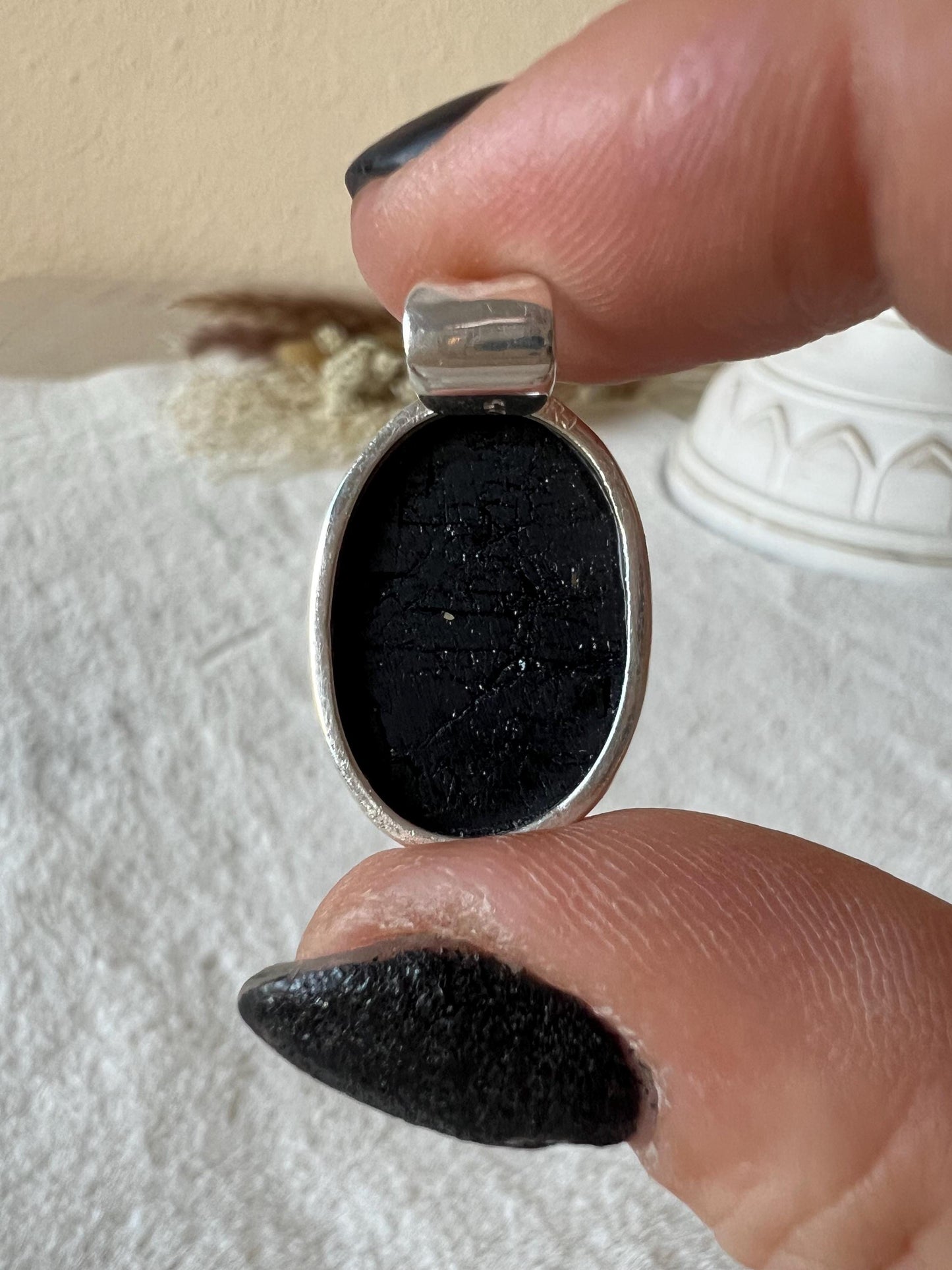 Turmalin Kettenanhänger 925 Silber