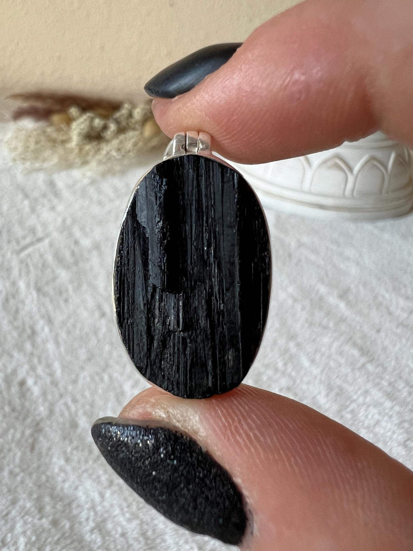 Turmalin Kettenanhänger 925 Silber