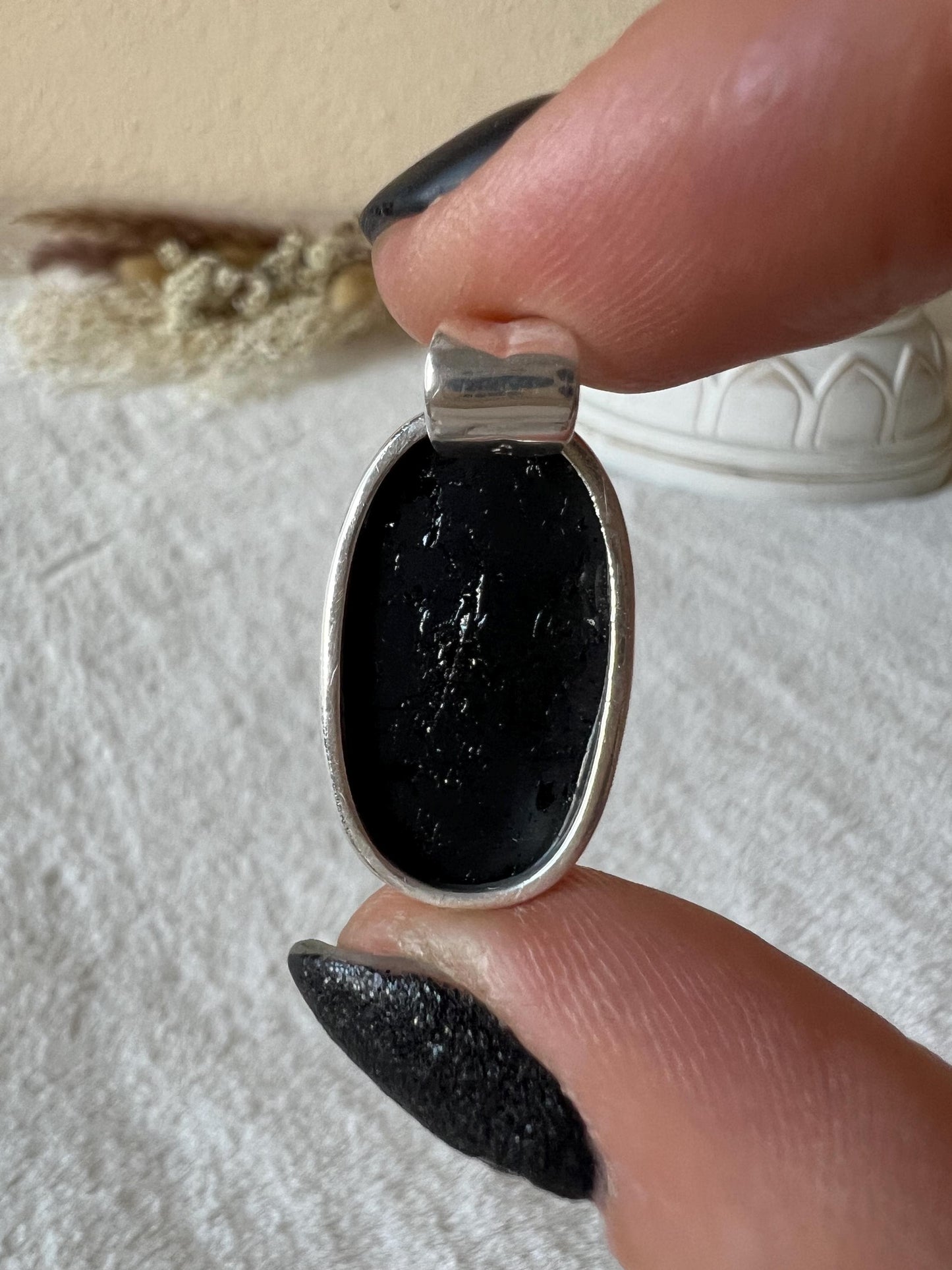 Turmalin Kettenanhänger 925 Silber