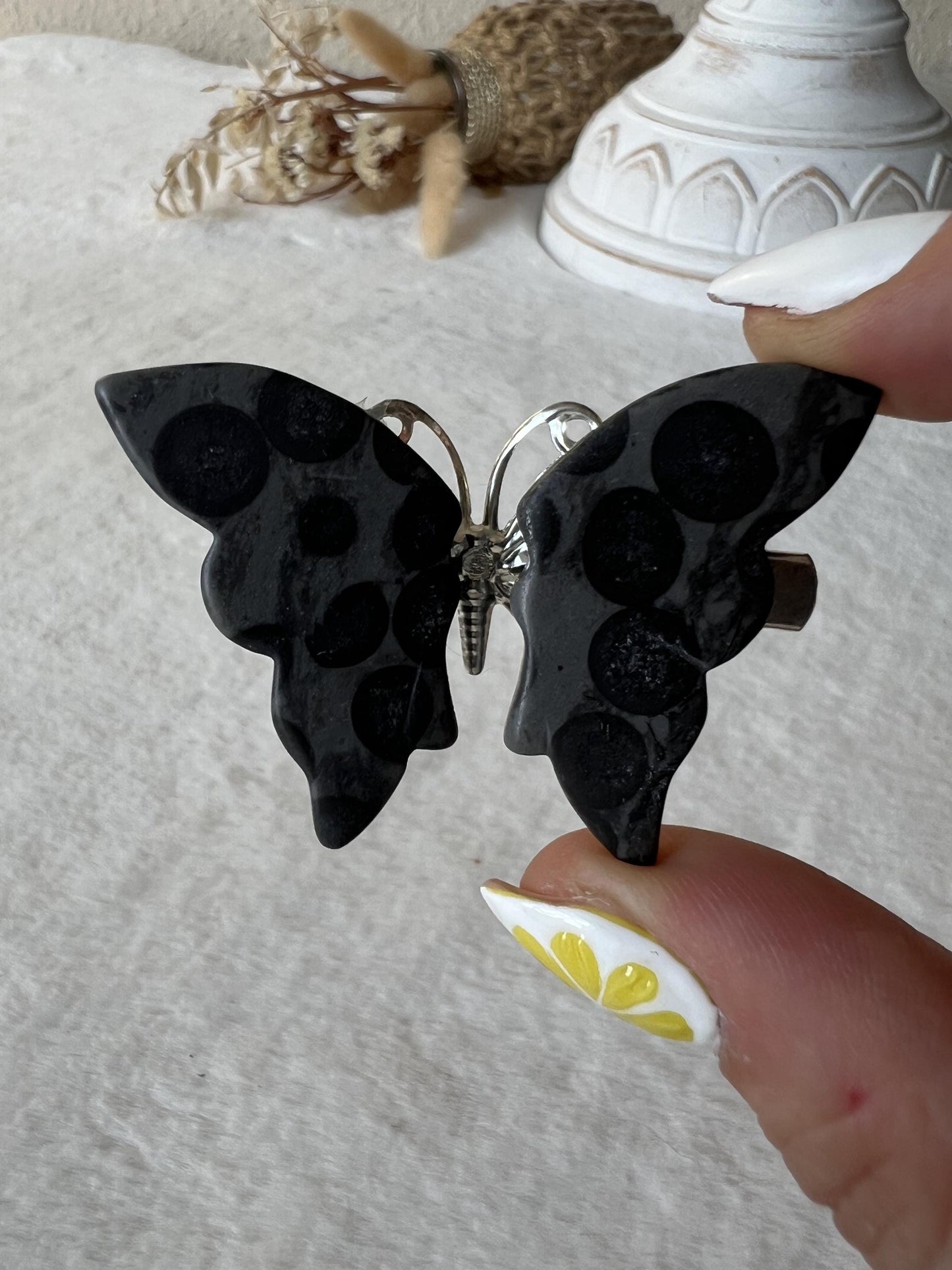 Edelstein Schmetterling Haarklammern