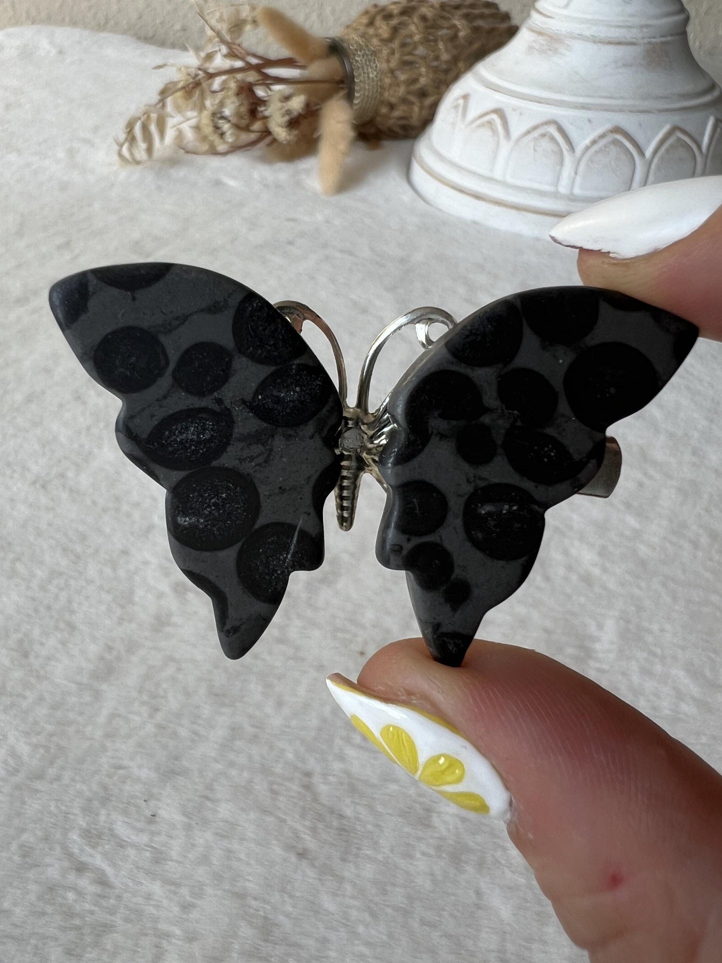 Edelstein Schmetterling Haarklammern