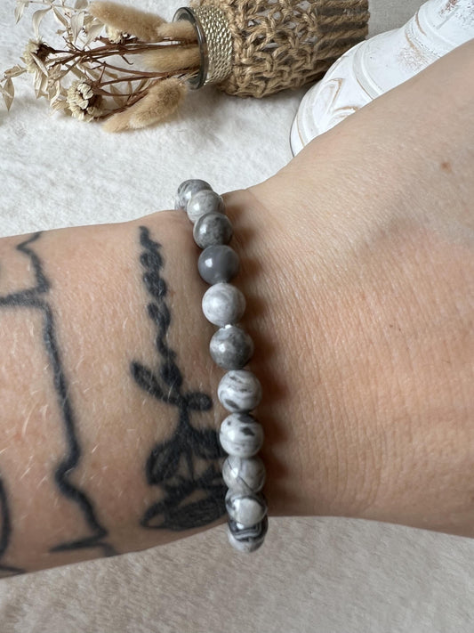 Picasso Jaspis Armband 6mm