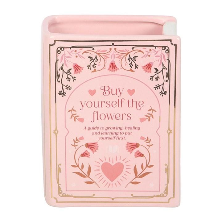 Rosane Buchvase aus Keramik